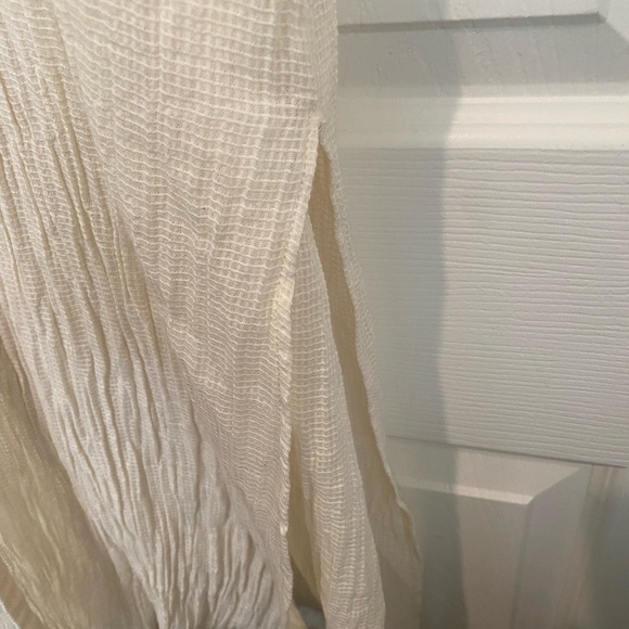 Zara Cream Textured Dress    NWOT - Picture 6 of 9